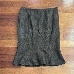 Ralph Lauren Black and Gray Pencil Skirt